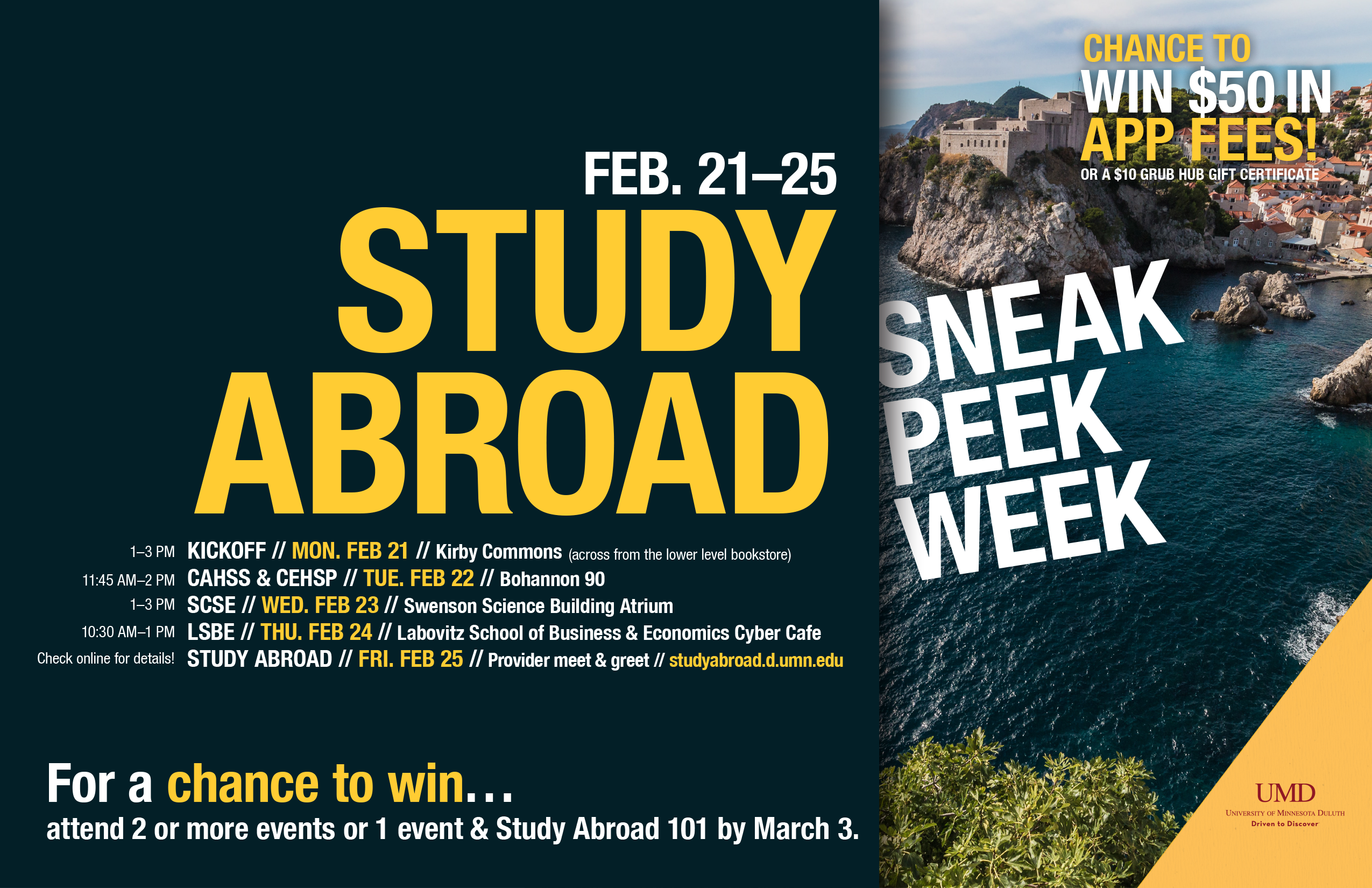 Study abroad sneak peak