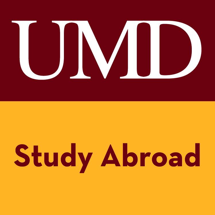 Says "UMD Study Abroad" 